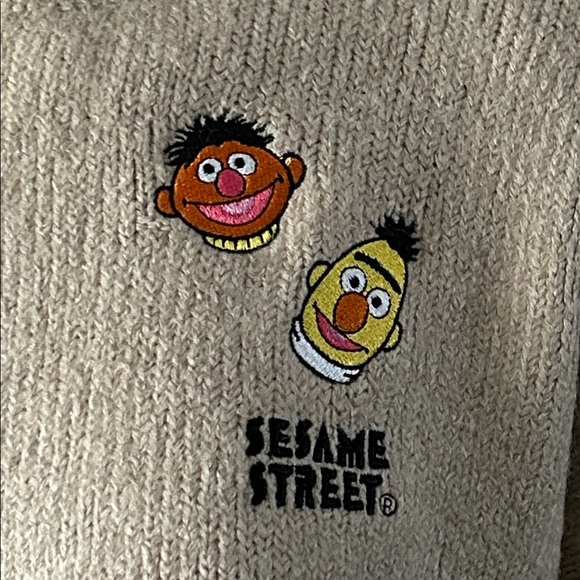 H&M Bert n’ Ernie Mock Neck Sweater NWOT - Picture 4 of 13